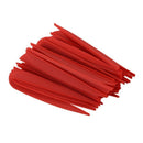 Arrows Vanes 4 Inch Plastic Feather Fletching for DIY Archery Arrows 50 Pac N1X4