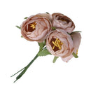 6pcs/lot Simulation Silk cloth bouquet bride holding flowers decorative flo