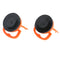 2Pcs Orange Phone Repair Screen Glass Lift Vacuum Strong Suction Cup Tools