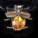 Rhinestone Bee Beads Patch for Clothing Sewing on Beading Applique Clothes ShoME