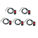 5pcs Motorcycle Handlebar Flameout Startup Switch Red-modification parts