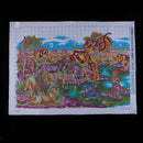 Stamped Cross Stitch Kit Animal World Design Embroidery Material Package