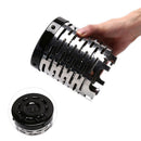 Stainless Steel Portable Mini Camping Warmer Heater Cap Outdoor Gas Stove  â„–[