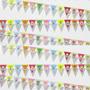 Happy Birthday Paper Flag Letter Bunting Banners Baby Kids Party Decoration