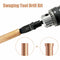 5Pcs Swaging Tool Drill Bit Set Copper Pipe Tube Expander Hex Shank 1/4 -7/8"