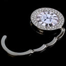 Bag Hook Bag Holder hook Foldable for Handbag Roman Dial Pattern