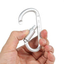 Aluminum Alloy D Carabiner Keychain Outdoor Climbing Snap Hanging Buckle