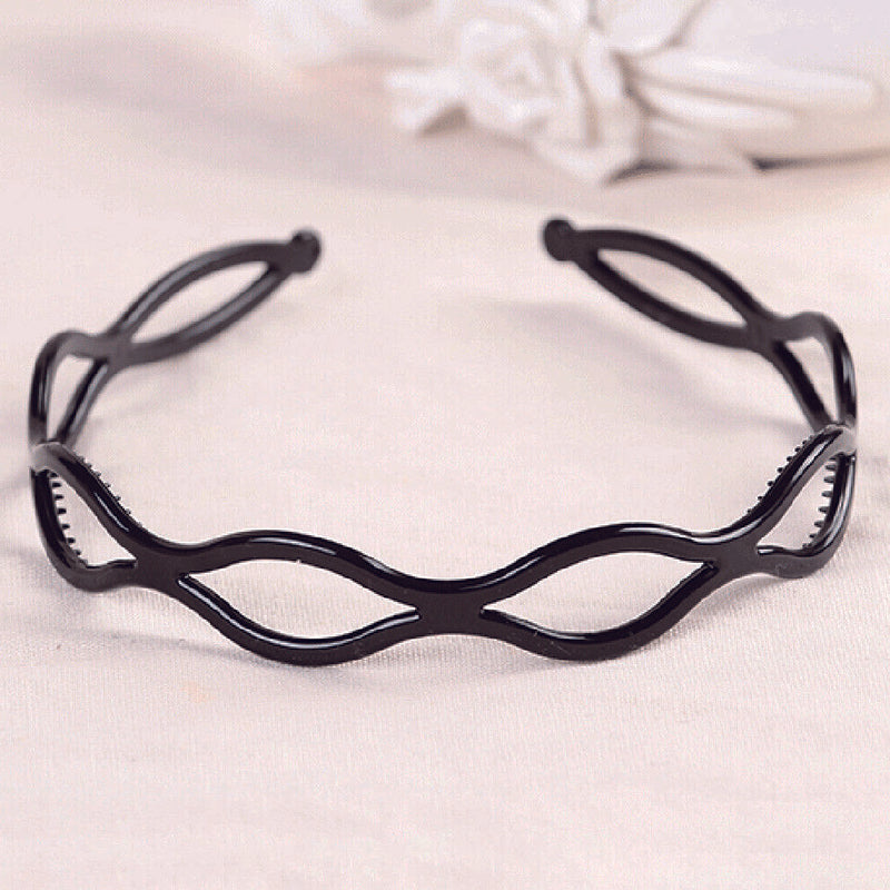 Fashion Cross Bangs Headdress Sports Headband Braided Twist Plait Hair Hoop