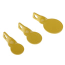 3pc Stainless Steel Spinner Target Plinking Shooting Target 2.5/3/4cm Yellow