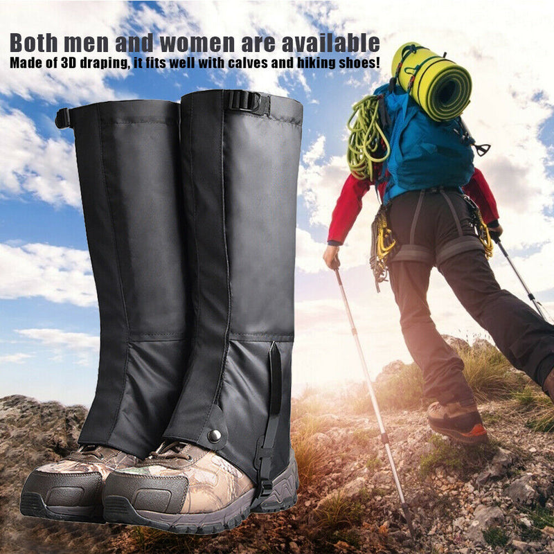 2pcs Snow Kneepad Gaiters Leg Protection for Outdoor Skiing Climbing (XL)