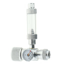 Aquarium Co2 Decompression Gauge Double Watch CO2 Bubble Counter Alloy