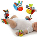 Cartoon Baby Toys 0-12 Months Sock Soft Animal Rattles Children Infant I7X7 L0O0
