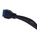30cm USB 3.0 20Pin Housing MotherBoard Female to Female Extension Cable