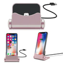 New rotatable mobile phone charging base with line charger desktop stand ch