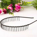 Metal wire Headband football sports gym toothed alice hair head band Men Women
