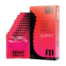 MingLiu Condom 10 Count G-Spot 49mm Ultra Tight Latex Dotted Ultrasensitive Q7C4