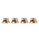 4 Pcs Electric Guitar Control Knob Button Top Hat