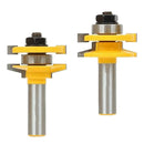 2pcs 1/2 Inch Shank High Hardness Rail and Stile Router Bits Ogee Woodworking