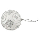 6pcs Christmas Tree Hanging Diamond Chain Balls Diameter 8cm Decorations Ba