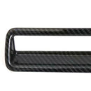 Carbon Fiber Color Front Head Light Headlamp Switches Button Cover Trim 1Pc