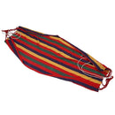 190cm x 80cm Stripe Hang Bed Canvas Hammock 120kg Strong and Comfortable (R