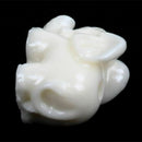 20 PCs Synthetic Coral Spacer Beads Elephant Animal Off White 15mmx11mm G9B7