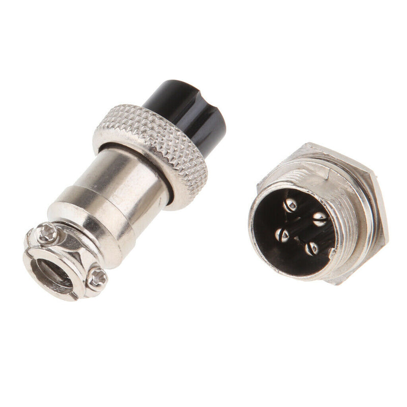 GX16 4 Pins Metal Waterproof Aviation Connector Plug & Socket