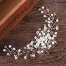 Luxury Bridal Wedding Beautiful Pearls Hair Comb Hair Clip Hair Headpieces new