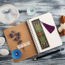 DIY Special Shaped Diamond Painting Leather Bookmark Tassel Book Marks Gift