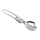Portable Camping Picnic BBQ Folding Cutlery Party Outdoor Travel Spork Fork