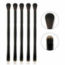 5pcs Pro Double-Head Makeup Brushes Set Eyeliner Eye Shadow Cosmetic To GYH