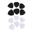 6 Pairs Triangle Sewing In Insert Foam Soft Cup Removable Padded White Black