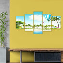 5pcs 5D DIY Full Drill Diamond Painting Beach Embroidery Cross Stitch Kits Decor