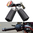 CS-054B1 12V Motorcycle Handlebar Electric Heated Grip Pad Kit Hand Warmer A