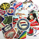 55pcs/Set Retro Fashioned Style Travel Stickers Luggage Suitcase High Quality