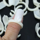 50 pieces of White Nail Polish Display Rings For Nail Art Display Acces JFB