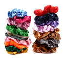 40 Pcs Hair Silk Scrunchies Satin Elastic Hair Bands Hair Ties Ropes Hair Ba FT