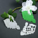 DIY Train-shaped Cutting Dies Stencil Scrapbooking Embossing Template Craft