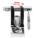 90 Degree 316 Stainless Steel Boat Top Deck Hinge with Quick Release Pin Ma
