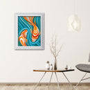 5D DIY Full Drill Diamond Painting Abstract Fish Cross Stitch Embroidery