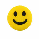 5pcs Silicone Rubber Smile Face Tennis Racquet Vibration Dampener Shock Absorber