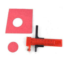 Adjustable Compass Circle 10mm-150mm Rubber Paper Cut Kit New Leather T1T2 G4W8