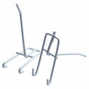 10 Pcs 3.9inch Long White Metal Store Grid Wall Bracket Display Hooks W3Y3