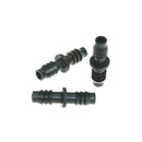 10x 8/11mm or 9/12 mm barbed straight connector extension for drip irrigation JR