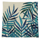 Christmas Decorative Cushion Pastoral Style Green Leaf Cotton Linen Pillow  O4X5