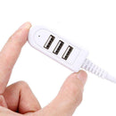 Mini 3Port USB 2.0 Multi High Speed HUB Splitter Expansion For Desktop Laptop PC