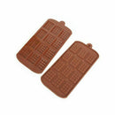 2pcs Silicone Mini Chocolate Block Bar Mould Mold Ice Tray Cake Decoration zxv