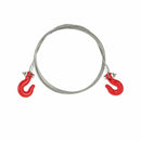 5X(1: 10 RC Crawler Accessories Metal Trailer Wire Rope Tow Rope with Hook Z3J2)