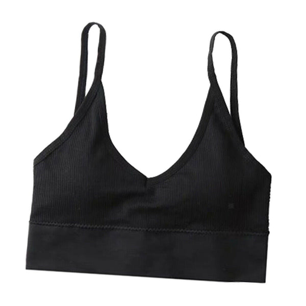 2pcs Women's Trendy Bralette Summer Seamless Wirefree Comfort Bra Tank Top