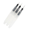 3Pcs Refillable Water Coloring Brush Pen + Aluminium Mixing Paint Palette Tray